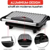 alpina Kontaktgrill Sandwichmaker - 700 Watt - 23 x 14,5 cm Produktbild-Vorschau 4