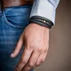SERASAR | Męska skórzana bransoletka Premium [Flake] ze Podgląd zdjęcia produktu 16
