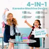 Karaoke Maschine mit 2 kabellosen Mikrofonen, Tragbarer Produktbild-Vorschau 2