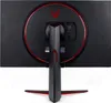 The back of an LG UltraGear monitor is shown, mounted on its stand, against a white background. Podgląd zdjęcia produktu