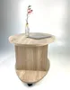 Couchtisch Wohnzimmertisch Oval Landhaus Sonoma Eiche hell Produktbild-Vorschau 8