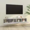 vidaXL TV-Wandschränke 2 Stk. Betongrau 100x30x30 cm Produktbild-Vorschau 3