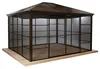 Sojag Castel 1214 Metall Pavillon mit Seitenteilen 4x4 m Produktbild-Vorschau 1
