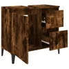 vidaXL Badschrank Räuchereiche 65x33x60 cm Holzwerkstoff Produktbild-Vorschau 6