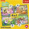 Puzzle 4W1 Trefl Podvodný život Spongeboba Náhľad obrázku produktu 12