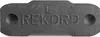 A close-up, top-down view of a single, dark gray, rectangular object with embossed text. Produktbild-Vorschau
