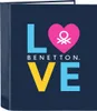 Ringbuch Benetton Love Marineblau A4 (27 x 33 x 6 cm) Produktbild-Vorschau 1
