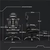 Yaheetech Gaming Stuhl mit Massagefunktion Bürostuhl Produktbild-Vorschau 7