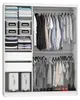 BELINI Verona MGB Schiebetürenschrank 158 cm Weiß Hochglanz Produktbild-Vorschau 4