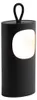 Luxus Europe - Lampe de table Lugano, noire - Lampe de Voir les images du produit 1
