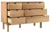 vidaXL OTTA zásuvková skříň 111x43x73,5 cm z masivního Náhled obrázku produktu 5