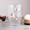 Wilmax porta tealight in vetro per 3 tealight, 20 cm - Anteprima dell’immagine prodotto 2