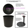 Couvercle pour pot LILIA PROUTÍ ECO plastique d25x47cm Voir les images du produit 3