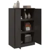 vidaXL Sideboard noir 67x39x107 cm acier Voir les images du produit 4
