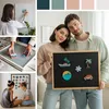 Magnetische Tafel 100x70 cm – Schwarzer Rahmen – Farbe Weiß Produktbild-Vorschau 6