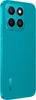 A close-up, angled view of the back of a teal-colored smartphone. Náhled obrázku produktu