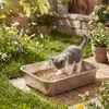 FEANDREA Katzenklo Edelstahl, Katzentoilette mit Schaufel, Produktbild-Vorschau 5