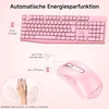 QWERTZ Kabelloses Tastatur Maus Set, Full Size 105-Tasten Produktbild-Vorschau 3
