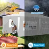 ISOISL Pavillon 3 x 6 m Weiß Partyzelt Gartenpavillon mit Produktbild-Vorschau 6