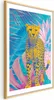 Posterpapier Poster - Exotic Leopard - colorful portrait of Produktbild-Vorschau 1