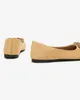 Hellbraune Öko-Wildleder-Ballerinas für Damen mit Produktbild-Vorschau 7