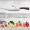 PAUDIN N1 Kochmesser - 20 cm - Japanisches Küchenmesser - Produktbild-Vorschau 8