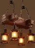 Lampa wisząca industrialna loft bar lampa wisząca 4 światła Podgląd zdjęcia produktu 2