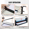 Four images demonstrating the easy operation of a paper cutter. Anteprima dell’immagine prodotto