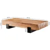 Tavolino SORON 130x25x59cm in legno massiccio di acacia / Anteprima dell’immagine prodotto 3