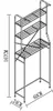 Metaloverbygningsskab | Vaskemaskine | Mål: H. 167 x B. 60 Produktbild-Vorschau 4