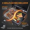 Sommertal BBQ928 2in1 Elektrogrill mit Deckel | Tischgrill Produktbild-Vorschau 4