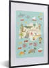 MuchoWow® MuchoWow® Gerahmtes Poster Weltkarte Kinder - Produktbild-Vorschau 1