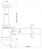 Hängender Badschrank mit Waschbecken, Armatur & Siphon, Produktbild-Vorschau 8