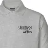 Huuraa Damen Polo Shirt Sächsin mit Herz XS Sport Grey Bio Produktbild-Vorschau 2