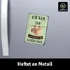 LANOLU Kühlschrankmagnete lustig- Faultier, sah, kam, bock  Produktbild-Vorschau 8