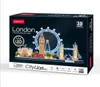 Puzzle 3D Londyn Cityline LED L532h Cubic Fun 20532 Podgląd zdjęcia produktu 6