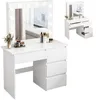 Kosmetický make-up pult s led zrcadlem Moderní 90 cm Náhled obrázku produktu 1