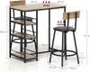 Set HOMCOM composto da tavolo da bar e sgabelli, set da bar Anteprima dell’immagine prodotto 3
