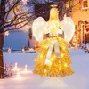 COSTWAY Arbre de Noël artificiel 157cm avec figure d'ange, Voir les images du produit 3