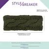 styleBREAKER Damen Stirnband Grobstrick mit Zopfmuster und Produktbild-Vorschau 5