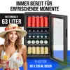 Bomann Réfrigérateur à porte vitrée | Réfrigérateur à Voir les images du produit 2