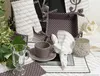 Topflappen Landhaus Premium Musiknoten Punkte 20x20 cm Produktbild-Vorschau 3