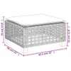 5-tlg. Garten-Sofagarnitur mit Kissen Schwarz Poly Rattan Produktbild-Vorschau 11
