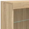 Příborník s LED světly Sonoma dub 60,5x37x67 cm Náhled obrázku produktu 10