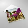 Bilder auf glas - Straße Sommer Blumen - 50x50cm - Produktbild-Vorschau 2