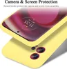 A yellow phone case is shown with a phone inside it, highlighting camera and screen protection. Podgląd zdjęcia produktu