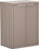 vidaXL Armadio da giardino marrone 65x45x88 cm PP effetto Anteprima dell’immagine prodotto 7