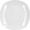 A white plate on a white background. Produktbild-Vorschau