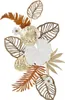 Mauro Ferretti Wandpaneel Blumenstrauß Gold Weiß 50,8x7x87 Produktbild-Vorschau 1