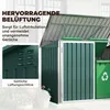Outsunny Mülltonnenbox Müllbox abschließbar Gerätebox mit Produktbild-Vorschau 6